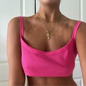 pink bralette top🩷